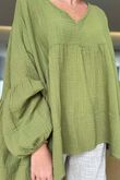Made in Italy Santos Artist Smock Olive